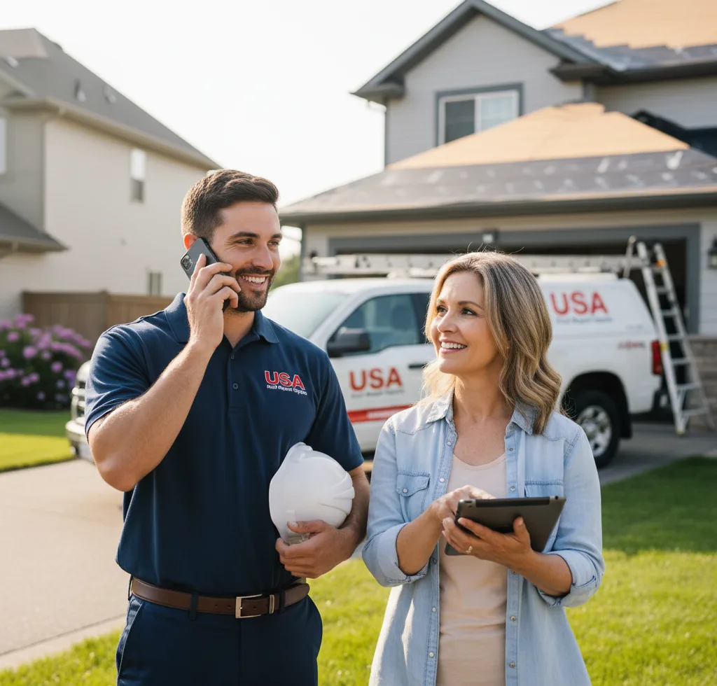 USA Roof Repair Experts customer support in Battletown